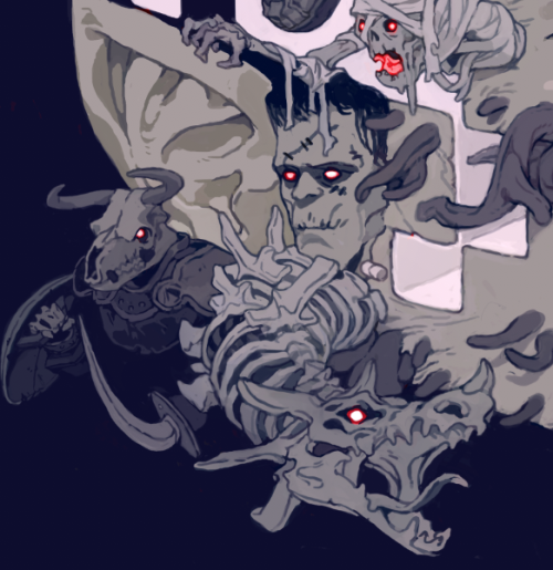 Back Cover Art for the Castlevania III: Dracula’s Curse Original Soundtrack for Mondo Tees rel