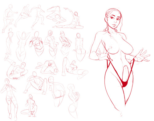 buttsmithy:  Drew the roughs while glancing at some porn movies and picked one to finish up. 