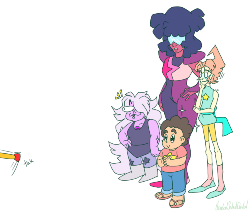 heavenseveneleven:  Earth’s limb enhancers suck.I do this to make myself laugh and as an excuse to draw Amethyst making ridiculous faces more of my su stuff 