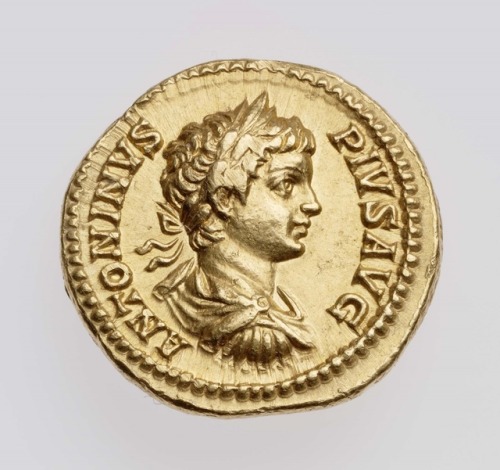 Ancient Roman aureus1-2. Aureus with bust of Aurelian, minted in Pannonia, Siscia, ca. 270-71 ce, Bu