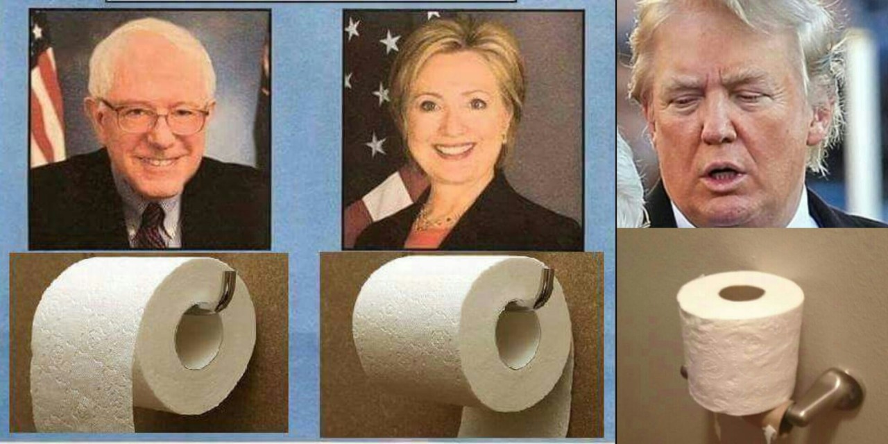 thepointahead:  My current roommate is Hillary and my ex roommate is trump.