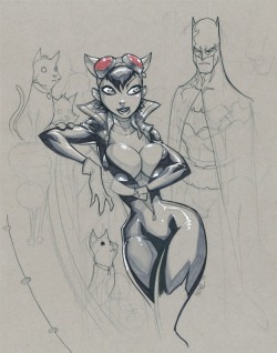 littlebunnysunshine:  Catwoman by Eddie Nunez