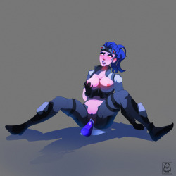 lewdcream:  Thirsty for Blackwatch Widowmaker