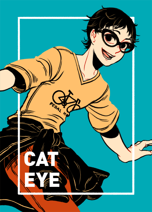 moaniecat:  ONODAxGLASSES (prints available here)  — Thank you Yowapeda fandom