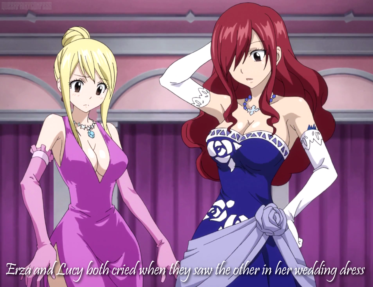 Fairy tail lesbian lucy x erza