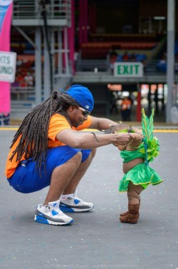 queendecuisine:trinidadblossom:  It’s carnival again in Trinidad and Tobago.. we start from kiddies to adulthood with our culture - 2015  Look at that chubbiness! 😍