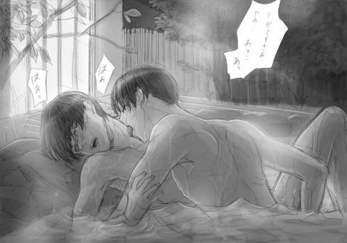 ereri-is-in-the-air:                              Original artist: shambit [with permission from artist to repost] Please do not remove source :)                             