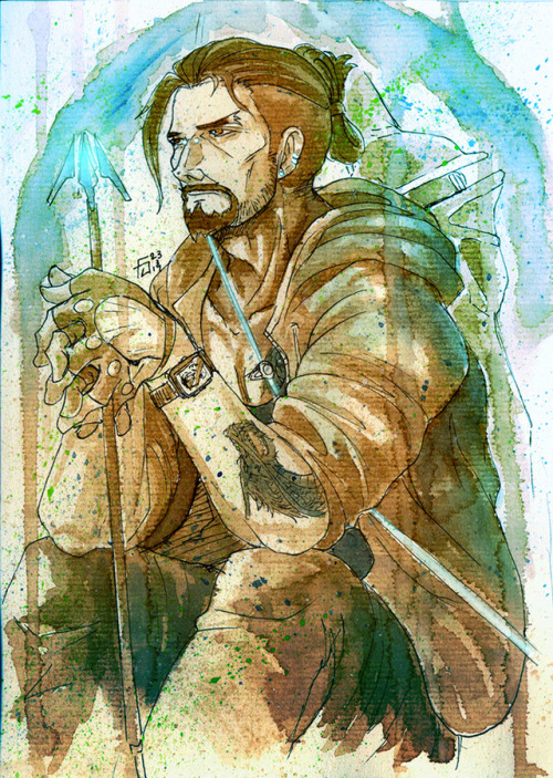 fugeoni666: __“The dragon is sated.” Coffee treatment for Hanzo with his Reflection outlook :D ~ , open coat and roll up sleeve, and with wristwatch :D [ Cuz I love men with watches, in fact, wristwatch is my weakness ;;;A;;; ] 