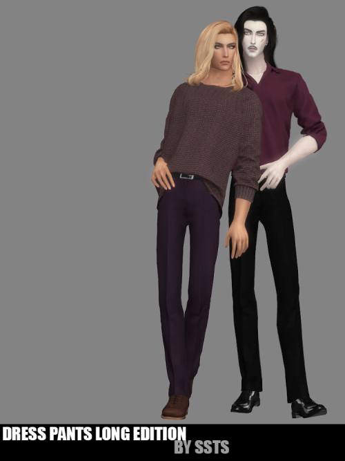 strangestorytellersims: DRESS PANTS LONG EDITION by SSTS Teen to ElderPantsEveryday, Formal, Party, 