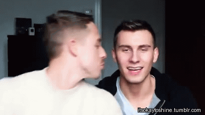 itsokaytoshine:  Jake and Christian’s advice on how to react when someone comes out! Video here!