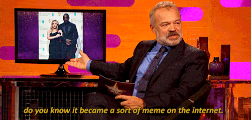grahamnortonshow: Yes, Idris Elba has seen your memes and he loves them. Get caught up on The Graham