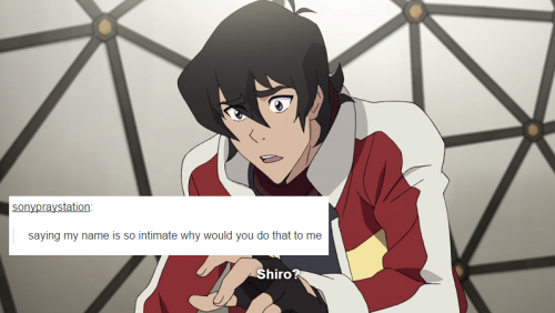 icyblueroses: Voltron: Legendary Defender + Text Posts (3/?) ~Sheith Edition~