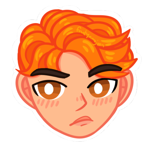 Orange-haired J-Hope For @cubichelium! 
