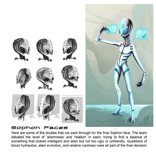 Sophon concepts from The Art of Endless Space and sophon evolution from Endless Space 2′s early acce