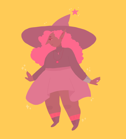 voguetaako:17 feb taaaako [image description: a monochromatic pink-toned drawing of Taako against a 