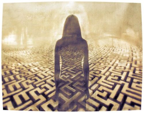 Maze Girl. Oil on canvas. 2015. Daniel Mirante