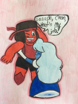 carolinedrawsstuff:  Plot twist: Sapphire