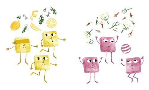 Adorable candies designed by Happycentro