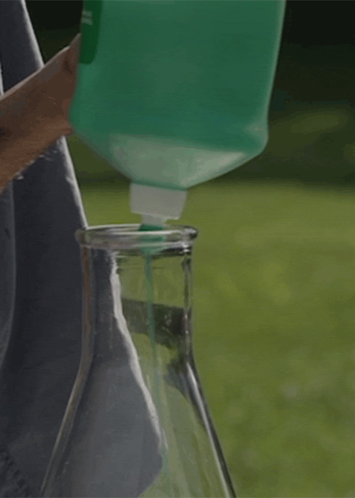 ibmblr:  The PLAY Experiments | No. 2 In the workplace or the research lab, adding a little Play to the mix often yields surprising results. The same can be said inside this Erlenmeyer flask. Here we have some ordinary dish soap, hydrogen peroxide and