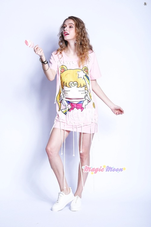 ★ Usagi Wake Up! Long Shirt-Dress ★Visit: magicmoon.storenvy.com