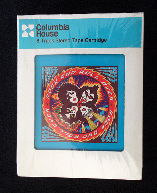 klappersacks:  1976 Sealed KISS Rock and Roll Over 8-Track by gregg_koenig on Flickr.