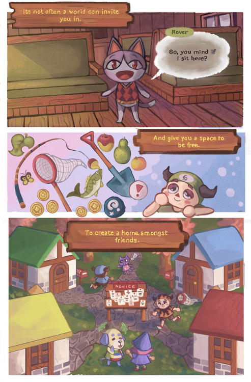 insecticidesoap:Comic I did for @acnostalgiazine!