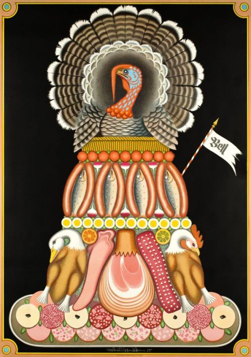 Niklaus Stoecklin, advertising poster for Bell meat company, 1955. Switzerland. Stoecklin was the fa