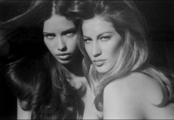 vintageadrianalima:  Adriana and Gisele shooting for Victoria’s Secret