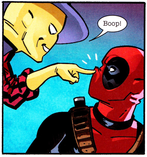 comicbookvault:  Deadpool & MadcapDEADPOOL ANNUAL #1 (2013)Art by Evan “Doc” Shaner & Veronica GandiniWords by Ben Aker & Ben Blacker