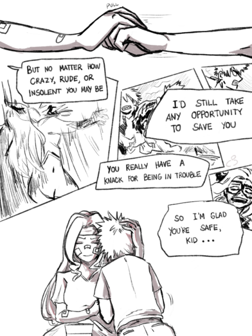 blamedorange:Bakugou and Mt.Lady being shit cousins pt.2