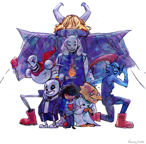 (rough and unoriginal undertale fanart)((mmmmmmm i thinks u should play the game))