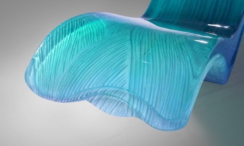 mymodernmet:New Stone and Acrylic Glass Furniture Brings the Beauty of Nature Indoors