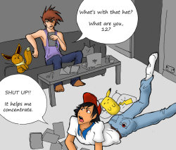 ooomillyooo:  Ash and Gary as room mates just sitting around. //  // ]]>