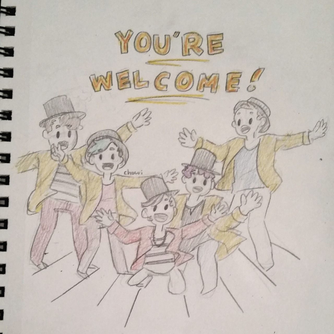ghastlymisstaken:  super super quick sketch of the boys! i’m so hyped about the