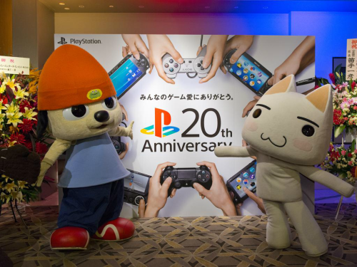 parappathedog:  Playstation 20th Anniversary to Japan. 