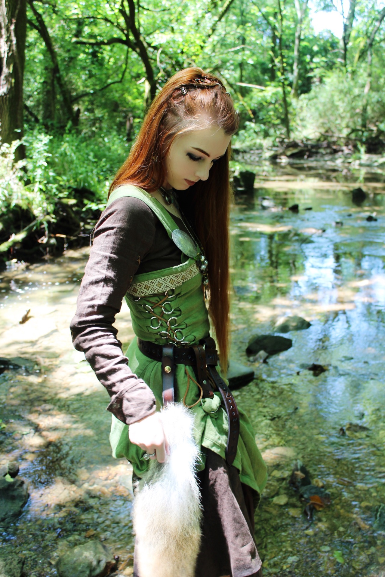 Lotheriel's Elven Realm - Viking Photoshoot featuring belt set and rune...