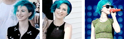 rosaliezack:  Hayley Williams + blue hair. 