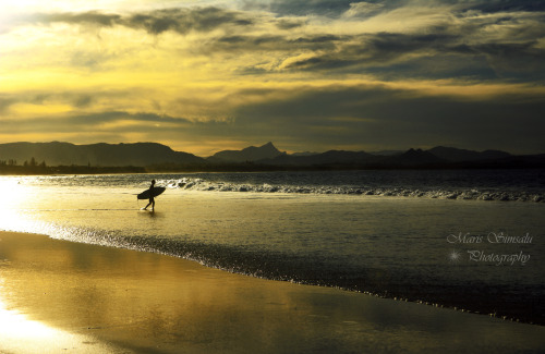 Surfing In Byron Bay