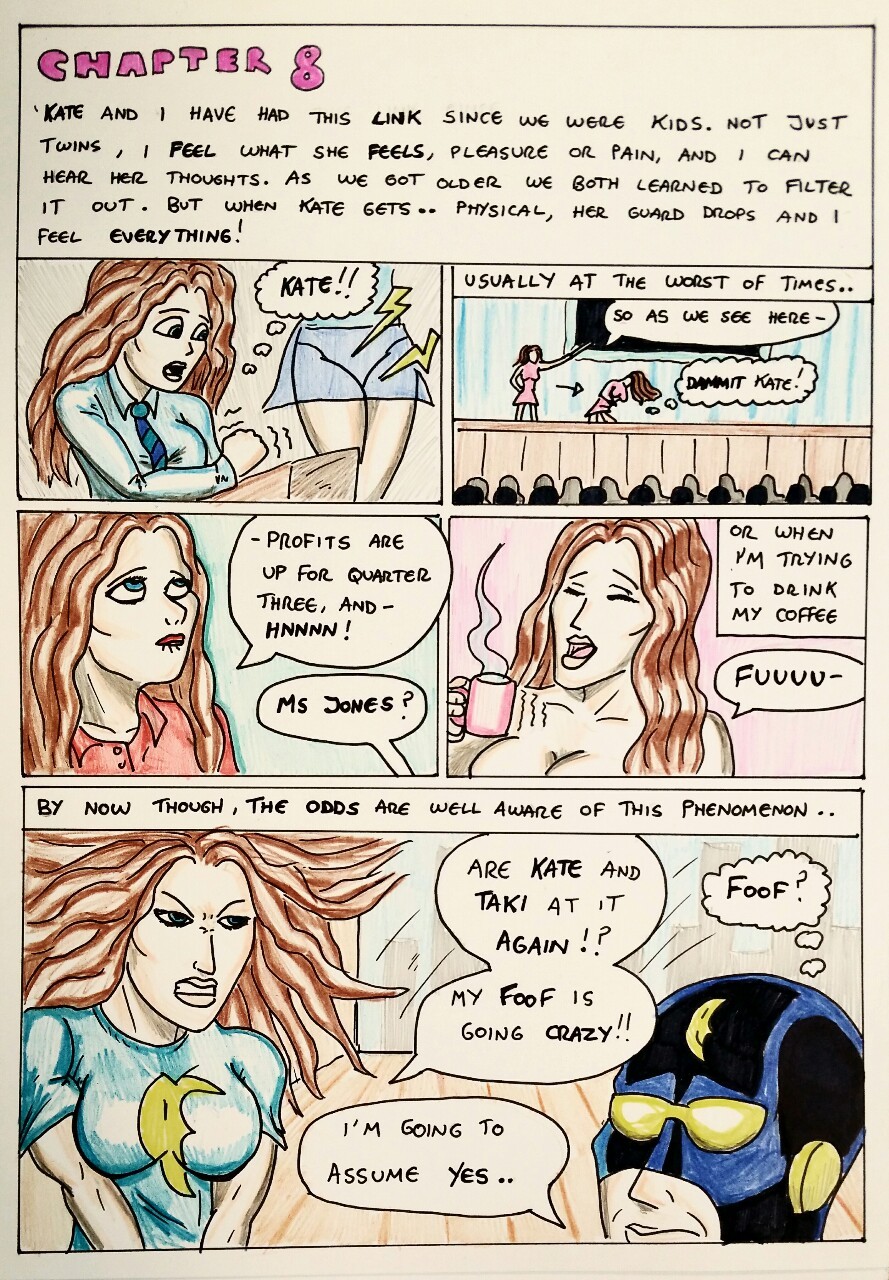 Kate Five vs Symbiote comic Page 163  For clarification, ‘foof’ is a term from