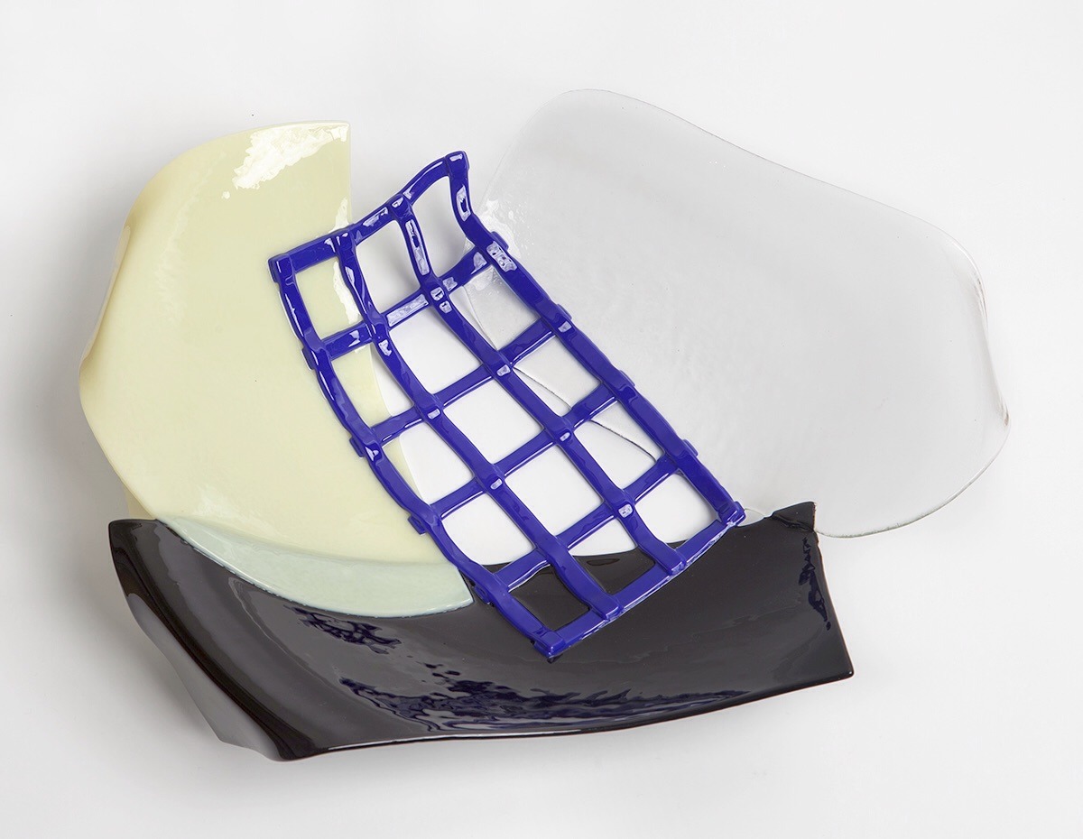StrataGlass fusion is an operation which fuses together different coloured flat sheets of glass in an electric oven. It resembles the work of collage yet on a two-dimensional plain.
Strata is a mini series of plates created with the concept of...