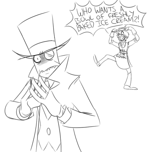 rascal-rose:Black hat you be appreciative of your padre, your papa worked really hard on it 