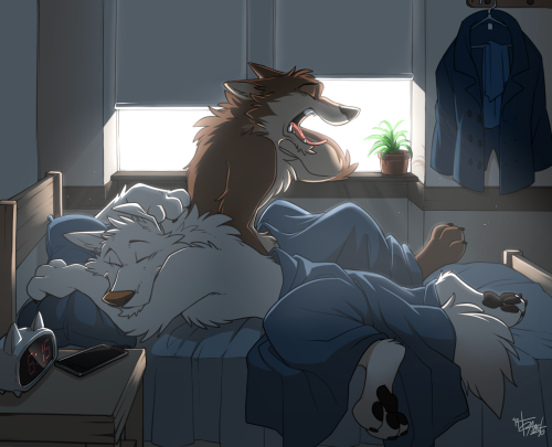takemotoarashi:  Time to wake up for a brand new day!! you cutie wolves!!  ♥  ♥  ♥      