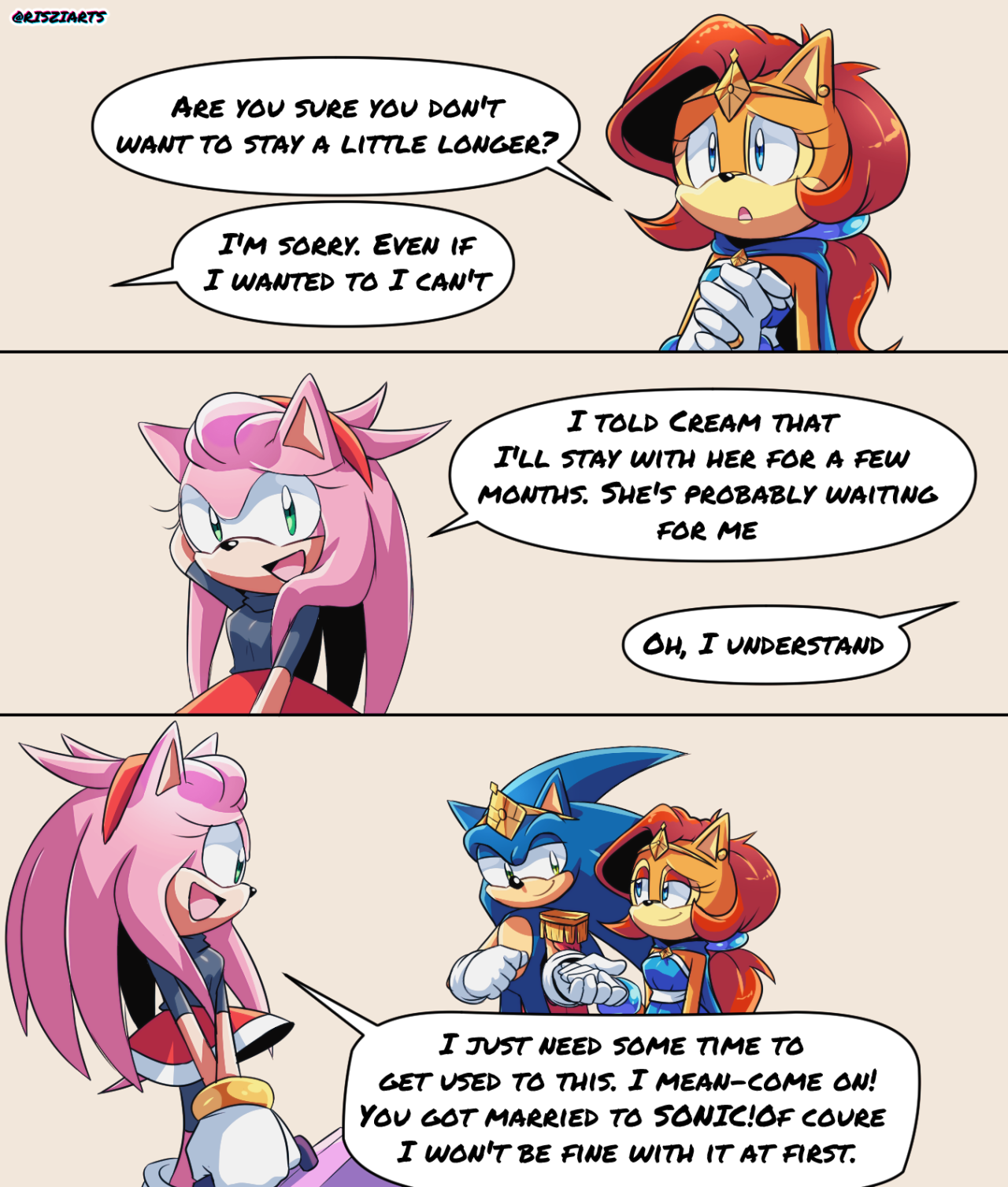 Rita 🌸 on X: Sonic and Amy Rose wishes you a very Happy New Year