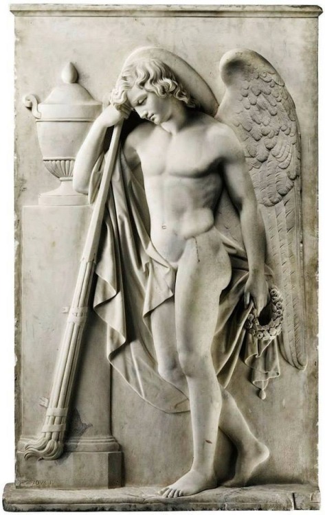 mannlichekunst:Le Chagrin de l'Ange. Attribué à Antonio Canova 