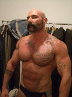 barbudo-blog:   #moustache #muscular #pecs