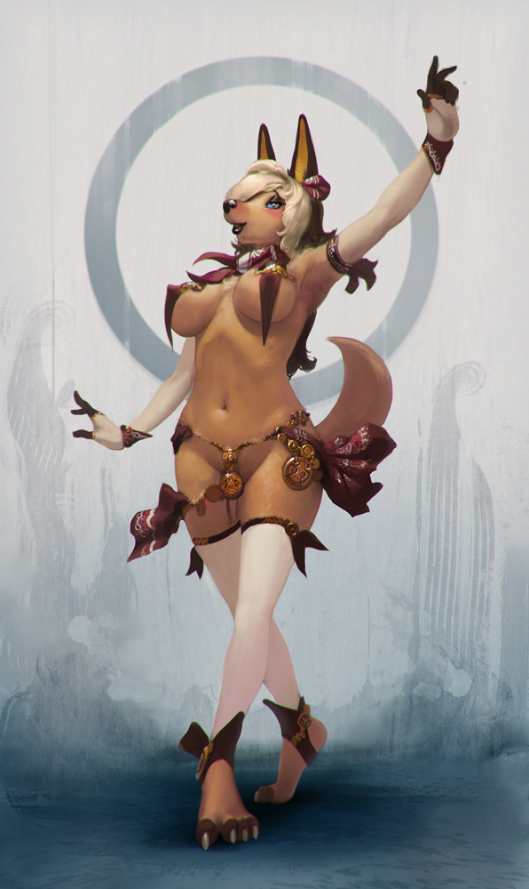 furvert4life:  I love her outfit! I love the stockings (duh), but her bottoms are