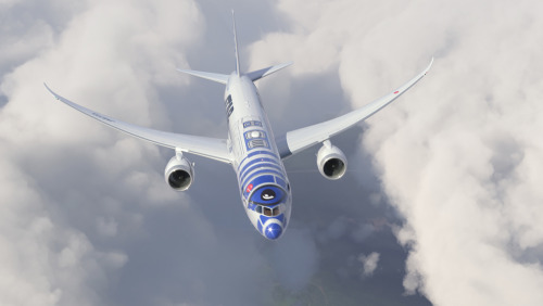 theverge:  Hang on to your hat, because there is now an adorable jumbo jet designed to look like R2-D2. 