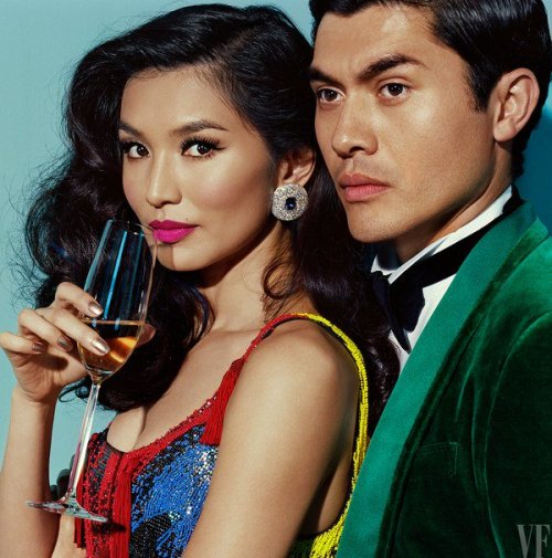 crazyrichexplainer: Eleanor Young (Michelle Yeoh), Nick Young (Henry Golding), Astrid Leong-Teo (Gem