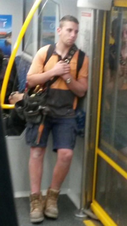 Hot tradie and his tool belt