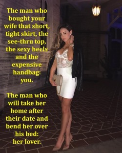 wifeyisawhore:  You like to make sure your wife always looks her best for other men. www.wifeyisawhore.tumblr.com  Facts
